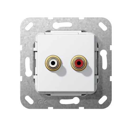Gira cinch audio lötanschluss - cinch,